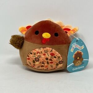 Squishmallows Gobrianna the Turkey Plush Toy Stuffed Animal 5" Soft NWT